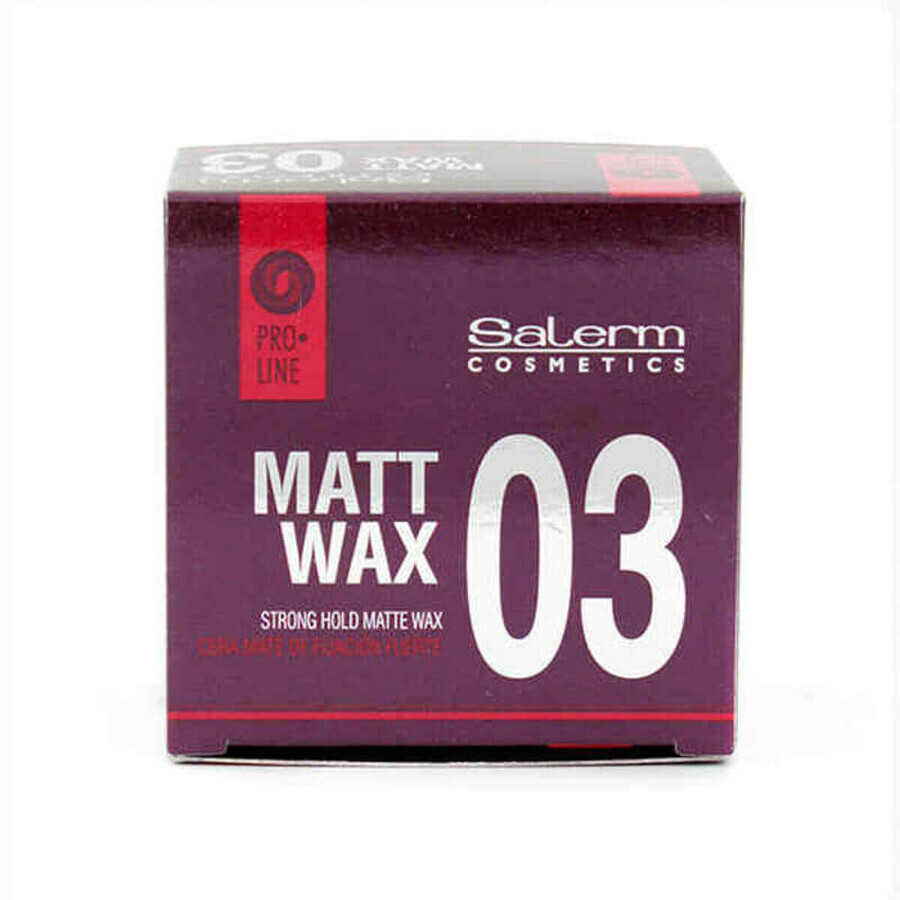 Cera di Fissaggio Forte Salerm Proline 03 Matt Wax Salerm (50 g) (50 ml)