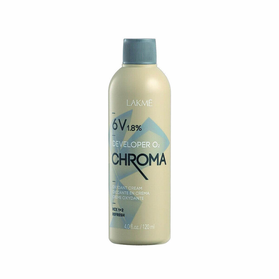Winkel op Oxiderende Haarverzorging Lakmé Chroma Color 6 vol 1,8 % 120 ml Oxiderende Haarverzorging Lakmé Chroma Color 6 vol 1,8 % 120 ml