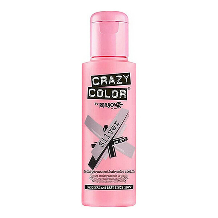 Buy Semi-Permanent Tint Silver Crazy Color 002270 Nº 027 Semi-Permanent Tint Silver Crazy Color 002270 Nº 027
