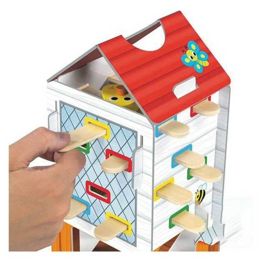 Joc de Îndemânare pentru Bebeluși HAPPY CHICKEN Goula 53170 Joc de Îndemânare pentru Bebeluși HAPPY CHICKEN Goula 53170