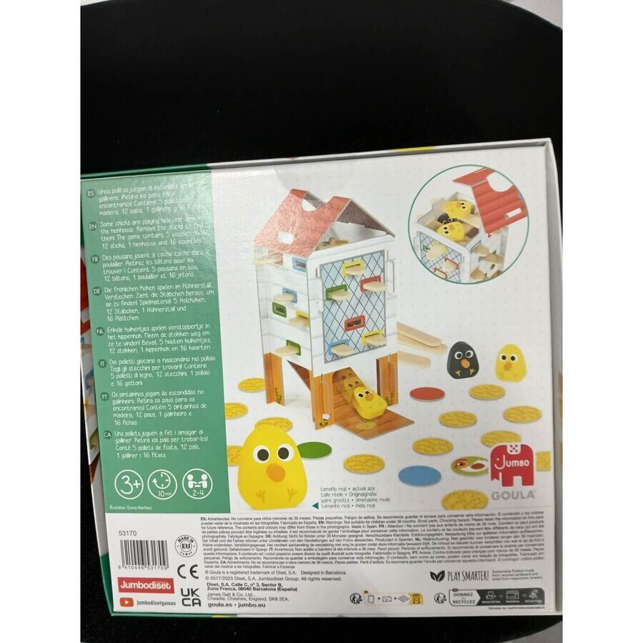 Joc de Îndemânare pentru Bebeluși HAPPY CHICKEN Goula 53170 Joc de Îndemânare pentru Bebeluși HAPPY CHICKEN Goula 53170