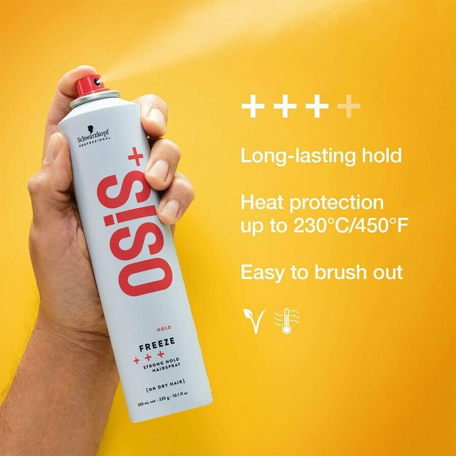 Strong Hold haarlak Schwarzkopf Osis+ Freeze 500 ml Strong Hold haarlak Schwarzkopf Osis+ Freeze 500 ml