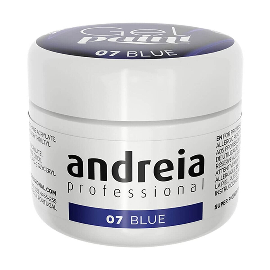 Boutique Vernis à ongles en gel Andreia Gel Paint 4 ml Bleu Nº 07 Vernis à ongles en gel Andreia Gel Paint 4 ml Bleu Nº 07
