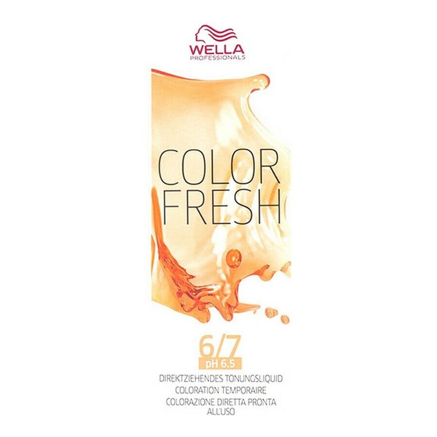 Couleur Semi-permanente Color Fresh Wella 10003214 6/7 (75 ml) Couleur Semi-permanente Color Fresh Wella 10003214 6/7 (75 ml)