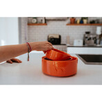 Dispozitiv de hrănire pentru câini Hunter OSBY Portocaliu Ceramică 1,1 L Dispozitiv de hrănire pentru câini Hunter OSBY Portocaliu Ceramică 1,1 L