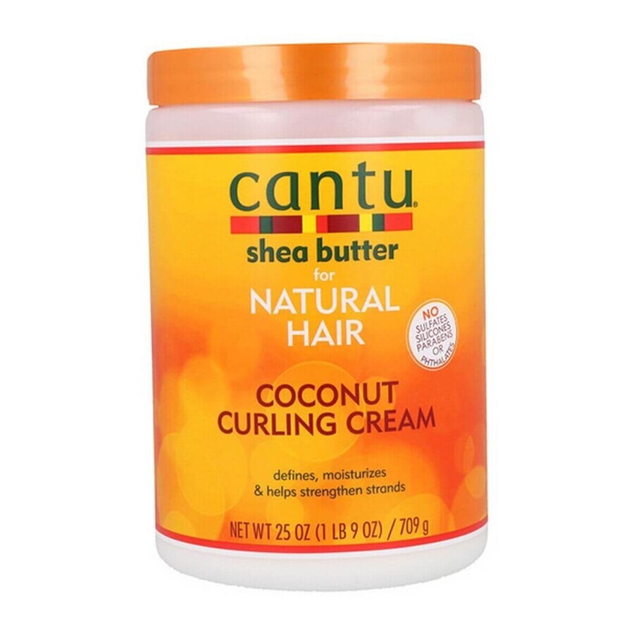 Shop Hairstyling Creme Cantu Butter Natural Hair Coconut Curling Crema (709 g) Hairstyling Creme Cantu Butter Natural Hair Coconut Curling Crema (709 g)