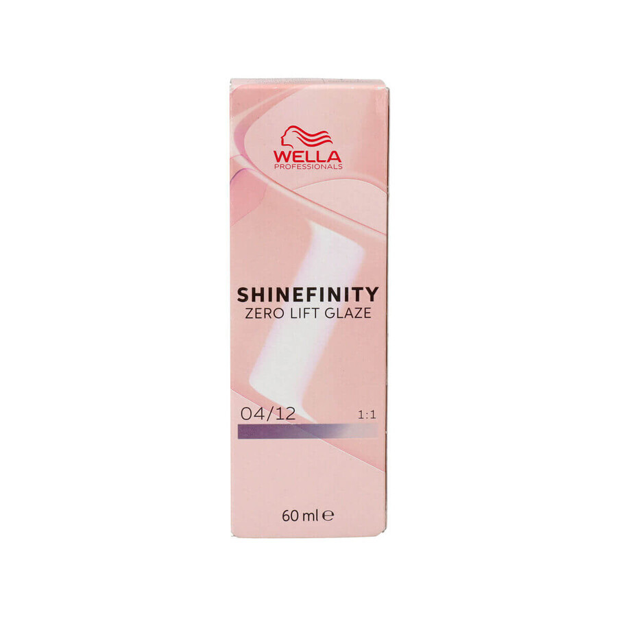 Boutique Teinture permanente Wella Shinefinity Color Nº 04/12 60 ml Teinture permanente Wella Shinefinity Color Nº 04/12 60 ml
