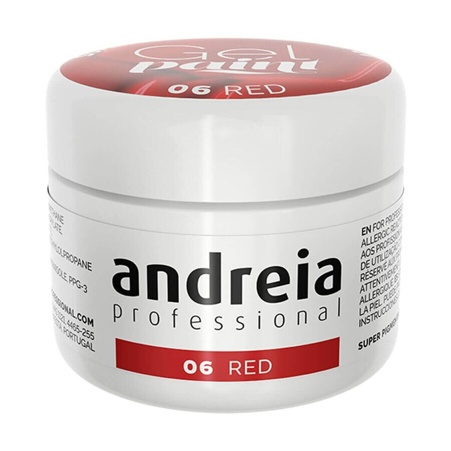 Comprar Lac de unghii gel Andreia Gel Paint 4 ml Roșu Nº 06 Lac de unghii gel Andreia Gel Paint 4 ml Roșu Nº 06