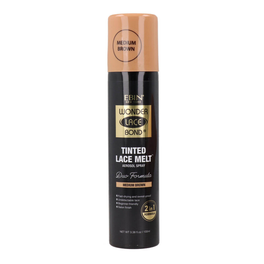 Comprar Vopsea pentru perucă Ebin New York Tinted Lace Melt Medium Brown 100 ml Vopsea pentru perucă Ebin New York Tinted Lace Melt Medium Brown 100 ml