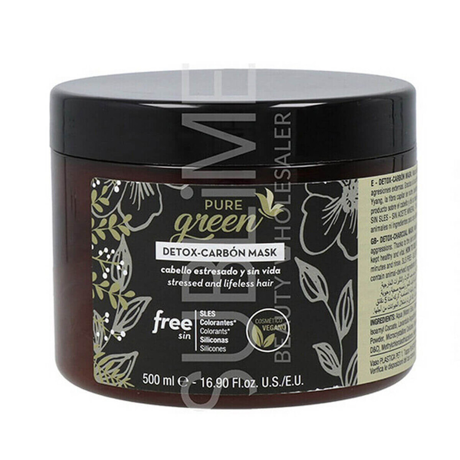 Winkel op Haarmasker Pure Green Detox Carbon (500 ml) Haarmasker Pure Green Detox Carbon (500 ml)