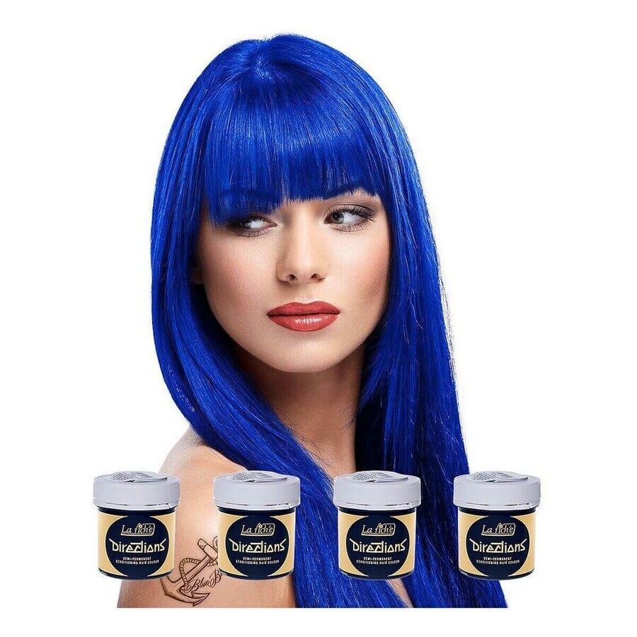 Semi-Permanent Tint Directions Color La Riché Midnight Blue Semi-Permanent Tint Directions Color La Riché Midnight Blue