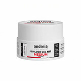 Lac de unghii gel Medium Viscosity Andreia Professional Builder Alb (22 g)