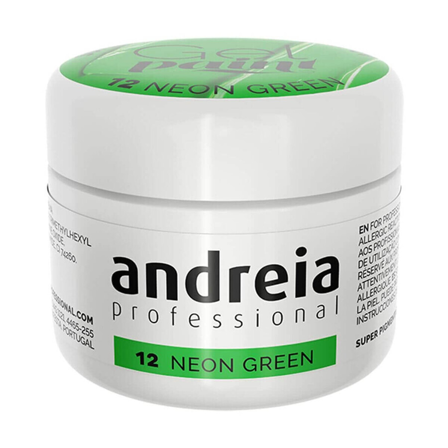 Winkel op Gellak Andreia Gel Paint 4 ml Groen Neon Gellak Andreia Gel Paint 4 ml Groen Neon