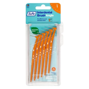 Tepe Brosses à dents interdentaires d'angle 0.45mm Orange, 6 pcs.