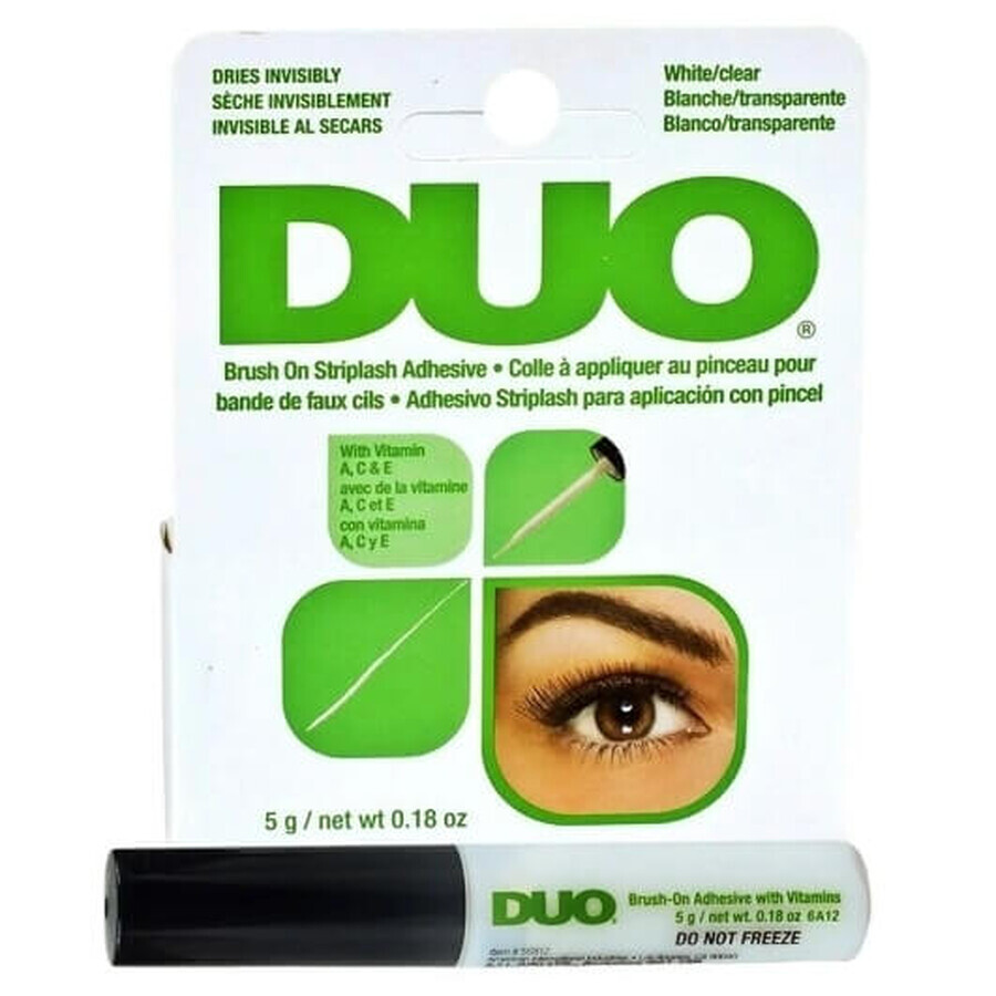 Buy Ardell Duo Brush On Striplash Adhesive Clear Eyelash Glue, 5g Ardell Duo Brush On Striplash Adhesive Clear Eyelash Glue, 5g
