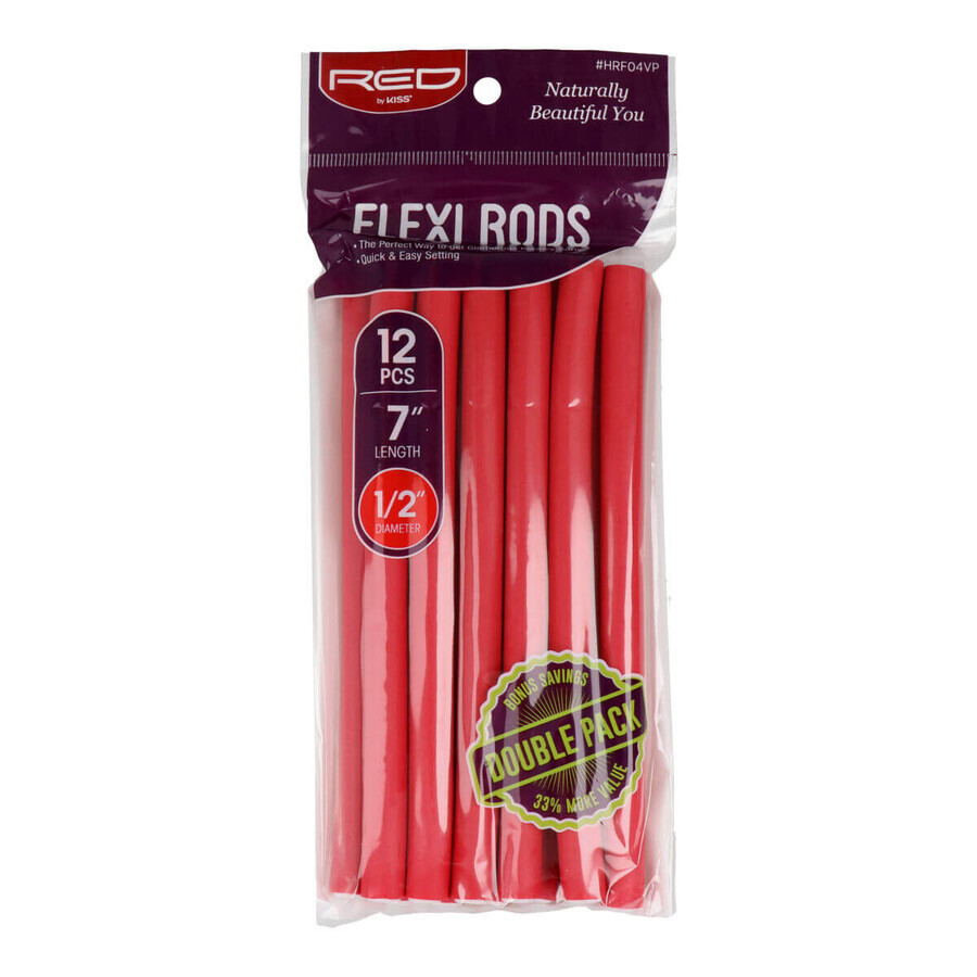 Acquista Bigodini Red Kiss Kiss Flexi 12 Pezzi Bigodini Red Kiss Kiss Flexi 12 Pezzi