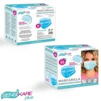 Box of hygienic masks SensiKare 50 Pieces (12 Units)