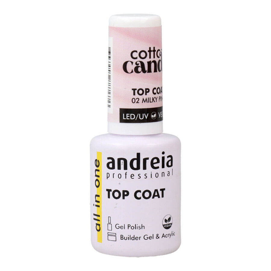 Acquista Fissatore di Smalto per Unghie Andreia Cotton Candy Top Coat Nº 02 Milky Pink 10,5 ml Fissatore di Smalto per Unghie Andreia Cotton Candy Top Coat Nº 02 Milky Pink 10,5 ml