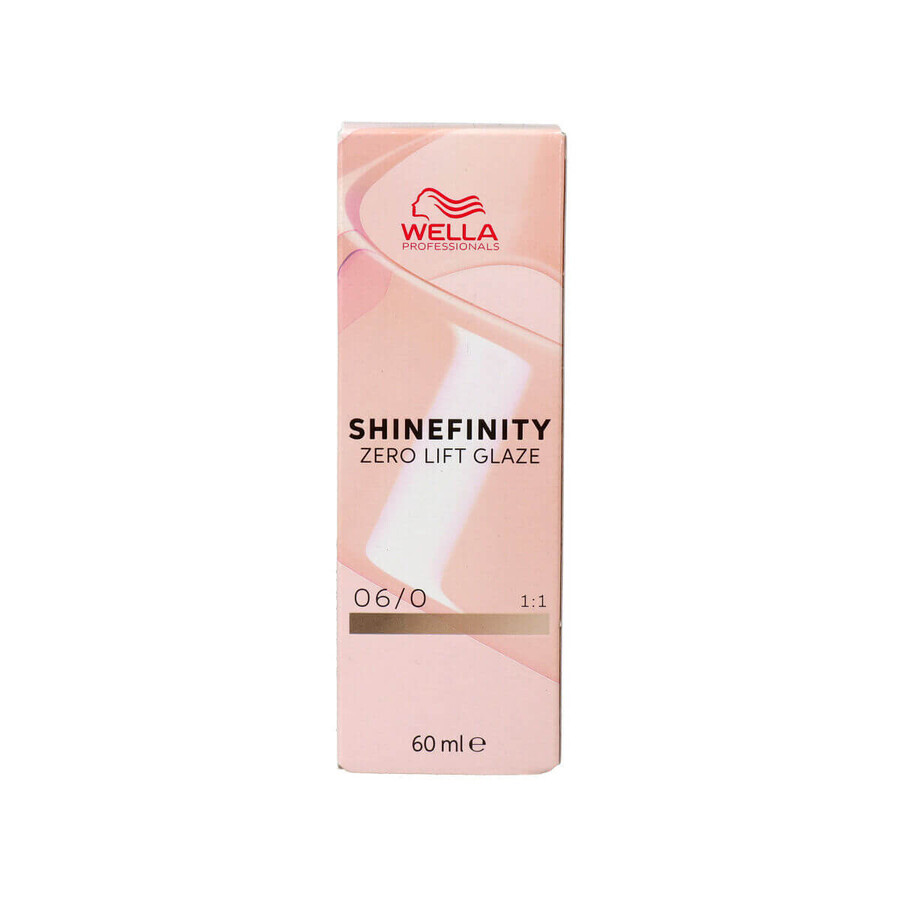 Boutique Teinture permanente Wella Shinefinity Nº 06/0 60 ml Teinture permanente Wella Shinefinity Nº 06/0 60 ml