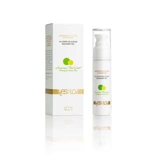 Yes For Lov Intimate Massage Gel 2in1 Ananas und Grüner Tee, 50 ml