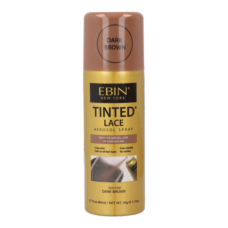 Cumpără Vopsea pentru perucă Ebin New York Tinted Lace Dark Brown 80 ml Vopsea pentru perucă Ebin New York Tinted Lace Dark Brown 80 ml