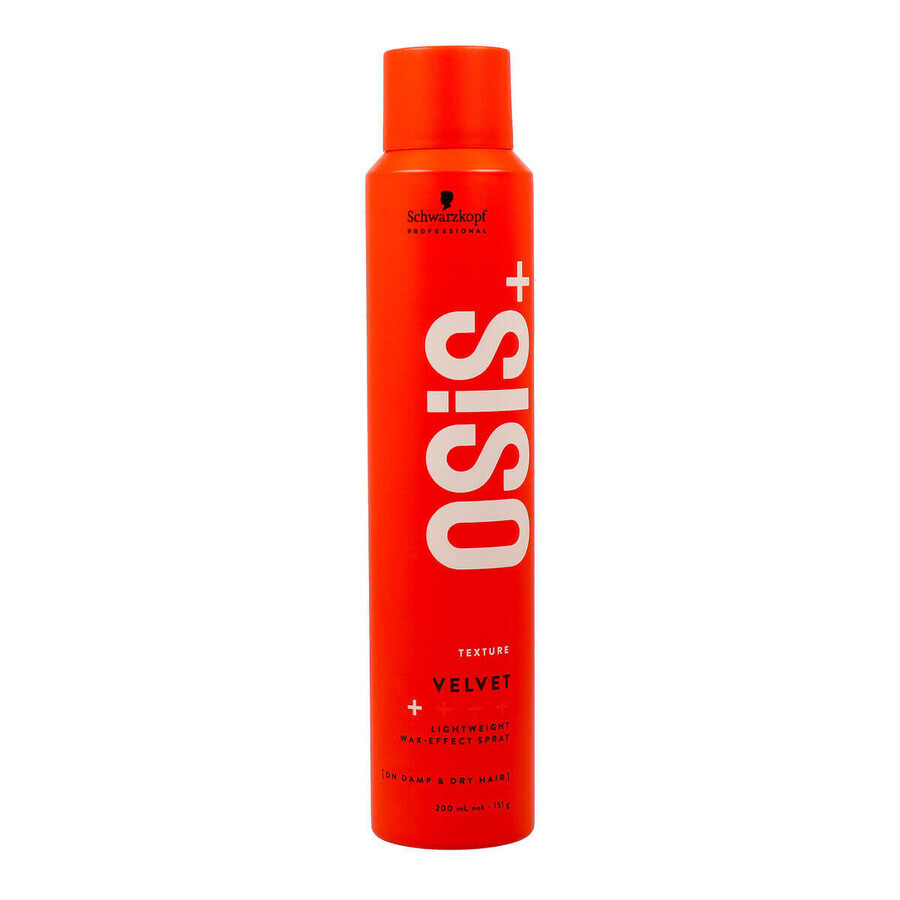 Boutique Laque de Fixation Flexible Schwarzkopf Osis+ Velvet 200 ml Laque de Fixation Flexible Schwarzkopf Osis+ Velvet 200 ml