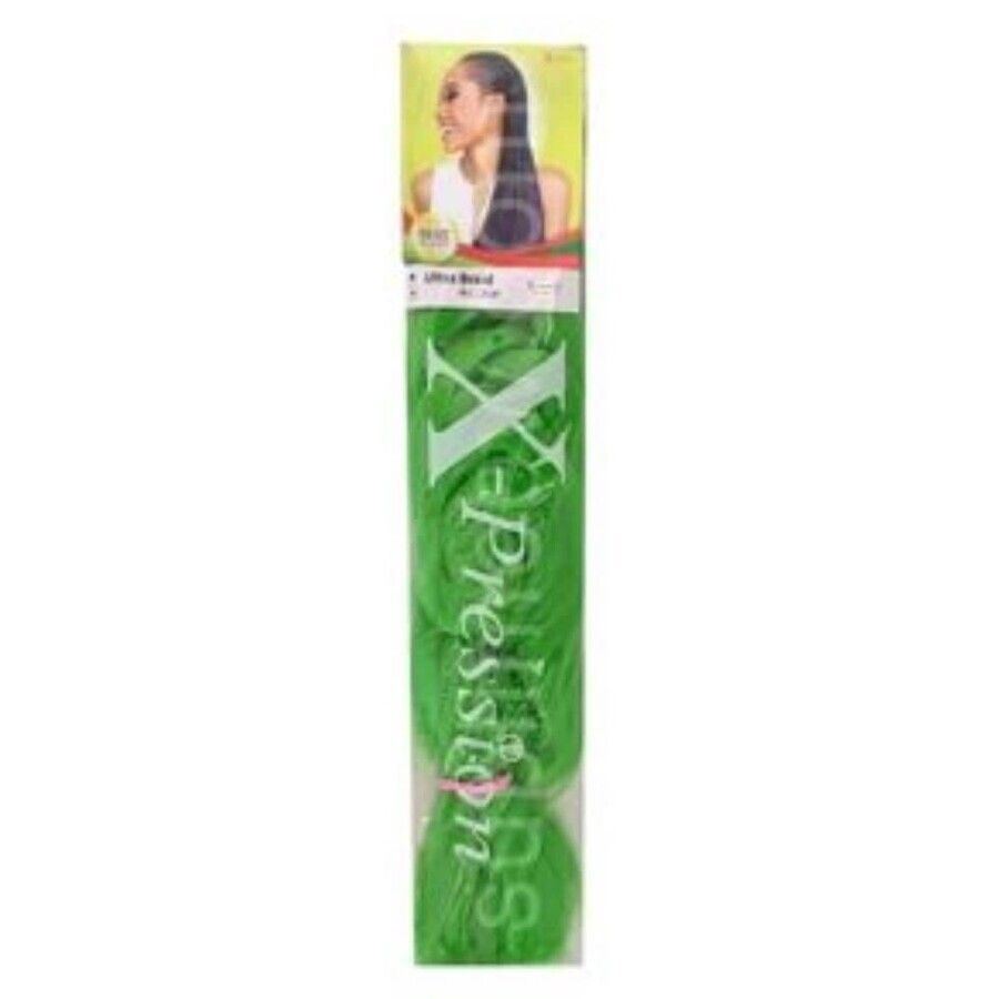 Hair extensions X-Pression Green 