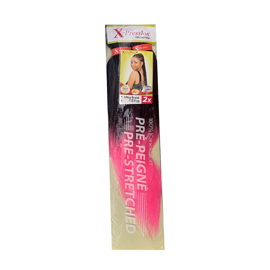 Cumpără Extensii pentru Păr X-Pression Pre-Peigne T1b/As-Pink 2 Unități Extensii pentru Păr X-Pression Pre-Peigne T1b/As-Pink 2 Unități