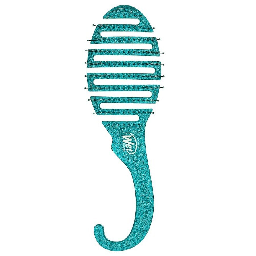 Boutique Wet Brush Brosse pour démêler les cheveux sous la douche Teal Glitter Wet Brush Brosse pour démêler les cheveux sous la douche Teal Glitter