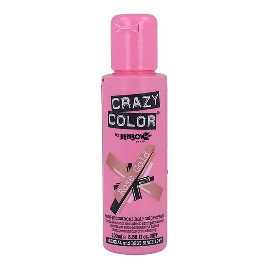 Vopsea Semipermanentă Pink Gold Crazy Color Nº 73 (100 ml)