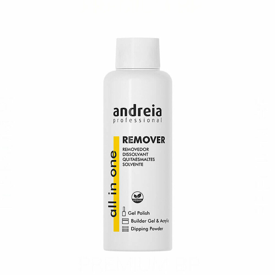 Acquista Solvente per smalto Professional All In One Andreia Professional All 100 ml (100 ml) Solvente per smalto Professional All In One Andreia Professional All 100 ml (100 ml)