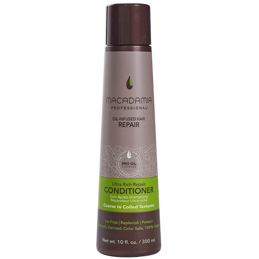 Macadamia Professional Ultra Rich Repair Conditioner Hydraterende Conditioner voor Dik Haar, 300 ml
