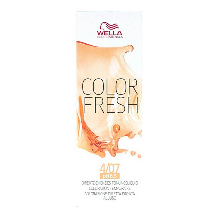 Couleur Semi-permanente Color Fresh Wella Color Fresh Nº 4/07 (75 ml) Couleur Semi-permanente Color Fresh Wella Color Fresh Nº 4/07 (75 ml)