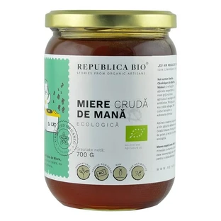 Ruwe honing van Manna Eco, 700 gr, 29925, Organic Republic