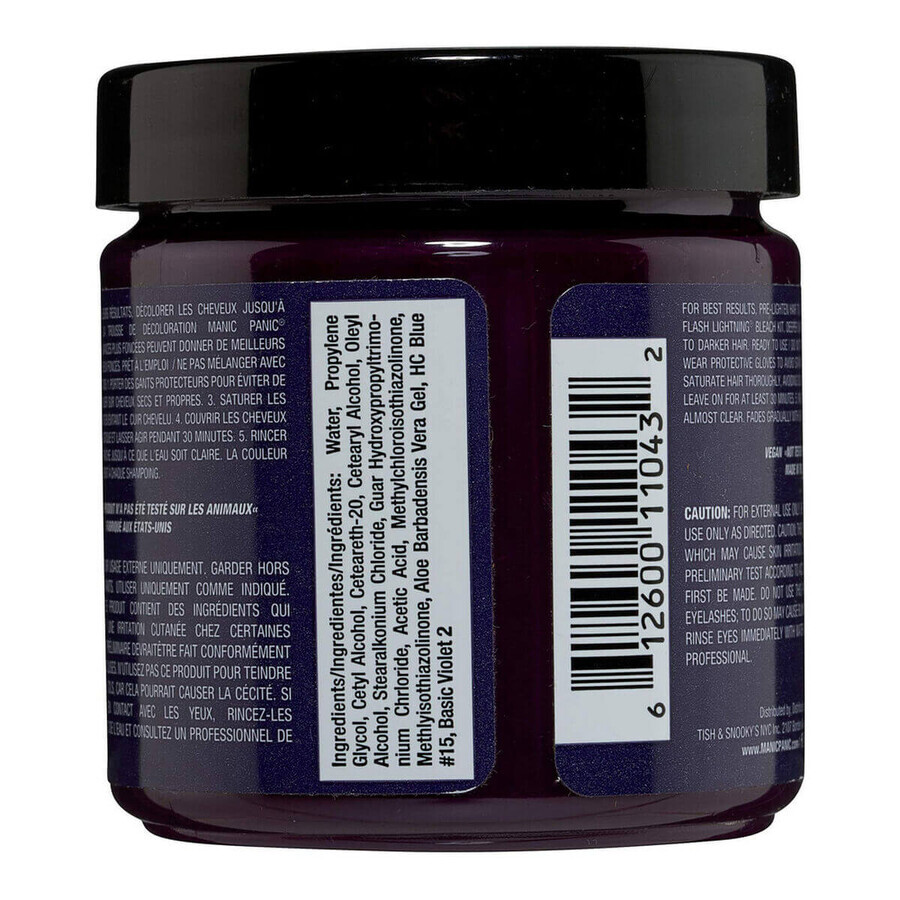 Vopsea Permanentă Classic Manic Panic Violet Night (118 ml) Vopsea Permanentă Classic Manic Panic Violet Night (118 ml)