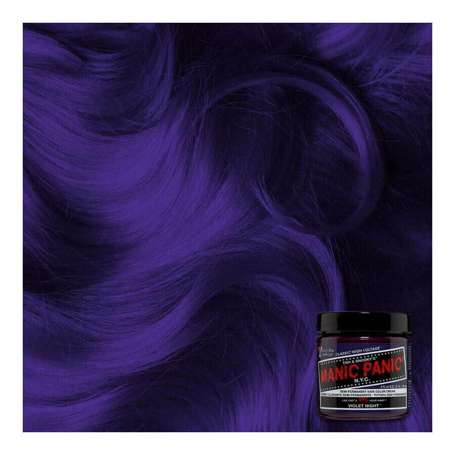 Vopsea Permanentă Classic Manic Panic Violet Night (118 ml) Vopsea Permanentă Classic Manic Panic Violet Night (118 ml)