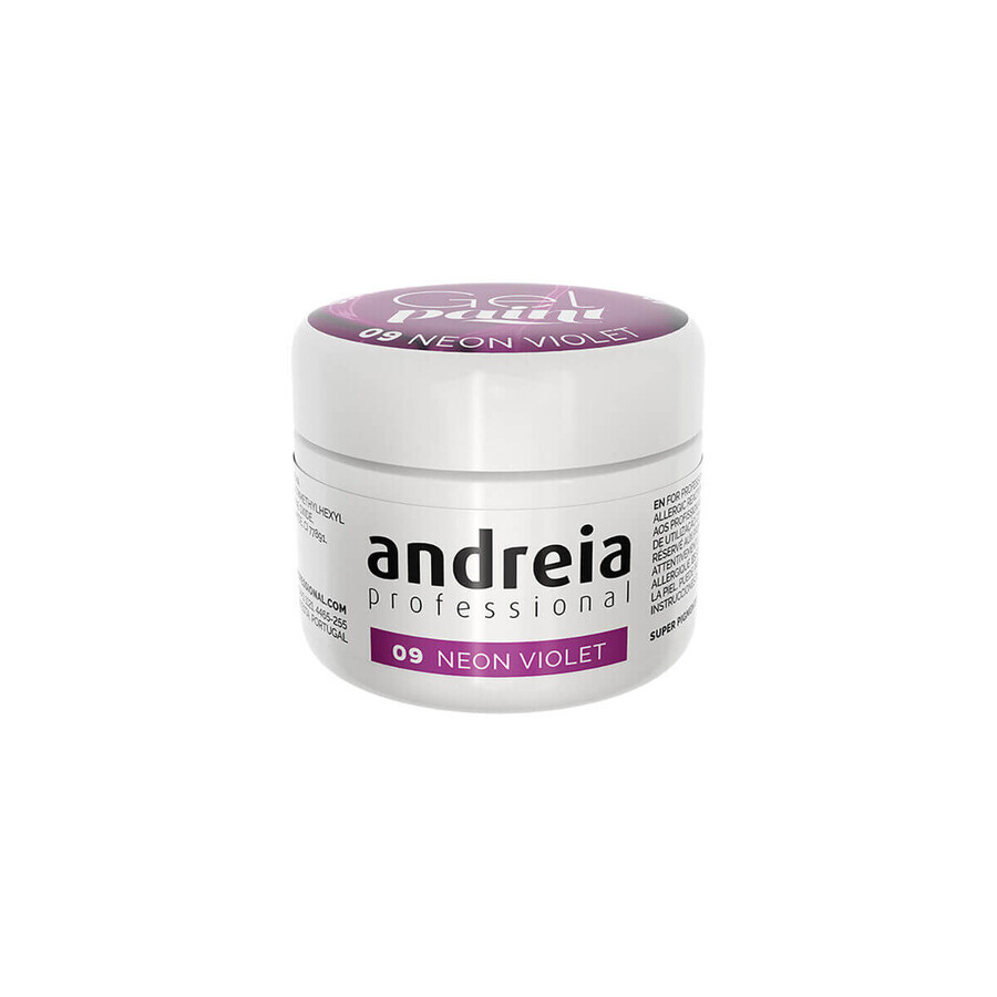 Buy Nail polish Andreia Gel Paint Violet Nº 09 4 ml Neon Nail polish Andreia Gel Paint Violet Nº 09 4 ml Neon