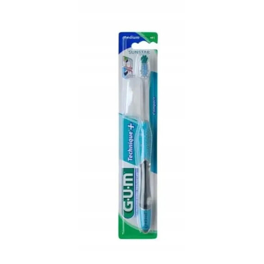 Buy Gum Technique+ Medium compact toothbrush, 1 piece Gum Technique+ Medium compact toothbrush, 1 piece
