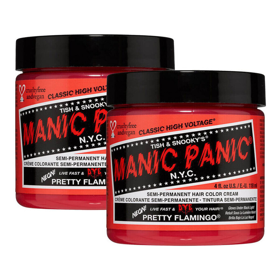 Dauerfärbung Classic Manic Panic HCR 11023-2pk Pretty Flamingo (118 ml) Dauerfärbung Classic Manic Panic HCR 11023-2pk Pretty Flamingo (118 ml)