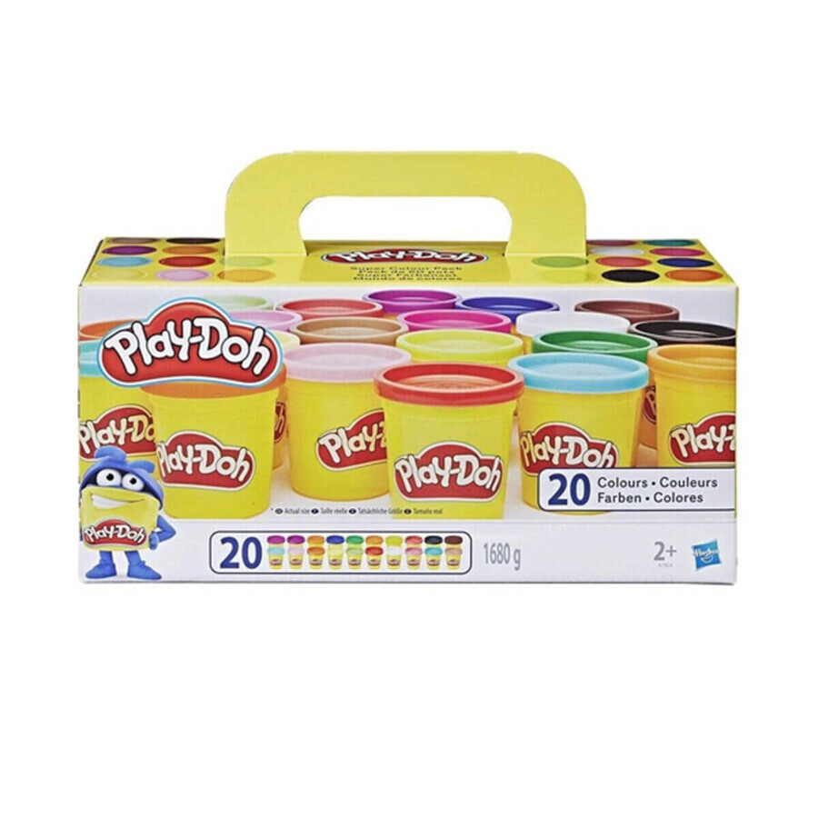 Acquista Set di Plastilina Play-Doh A7924EUC 20 Barattoli Set di Plastilina Play-Doh A7924EUC 20 Barattoli