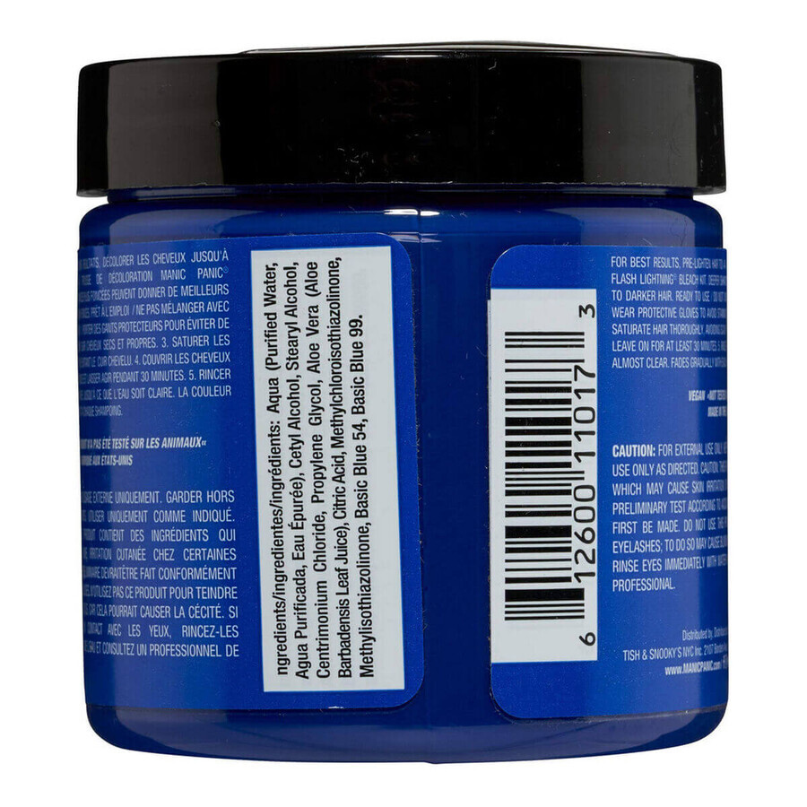 Permanent Dye Classic Manic Panic HCR 11017 Bad Boy Blue (118 ml) Permanent Dye Classic Manic Panic HCR 11017 Bad Boy Blue (118 ml)