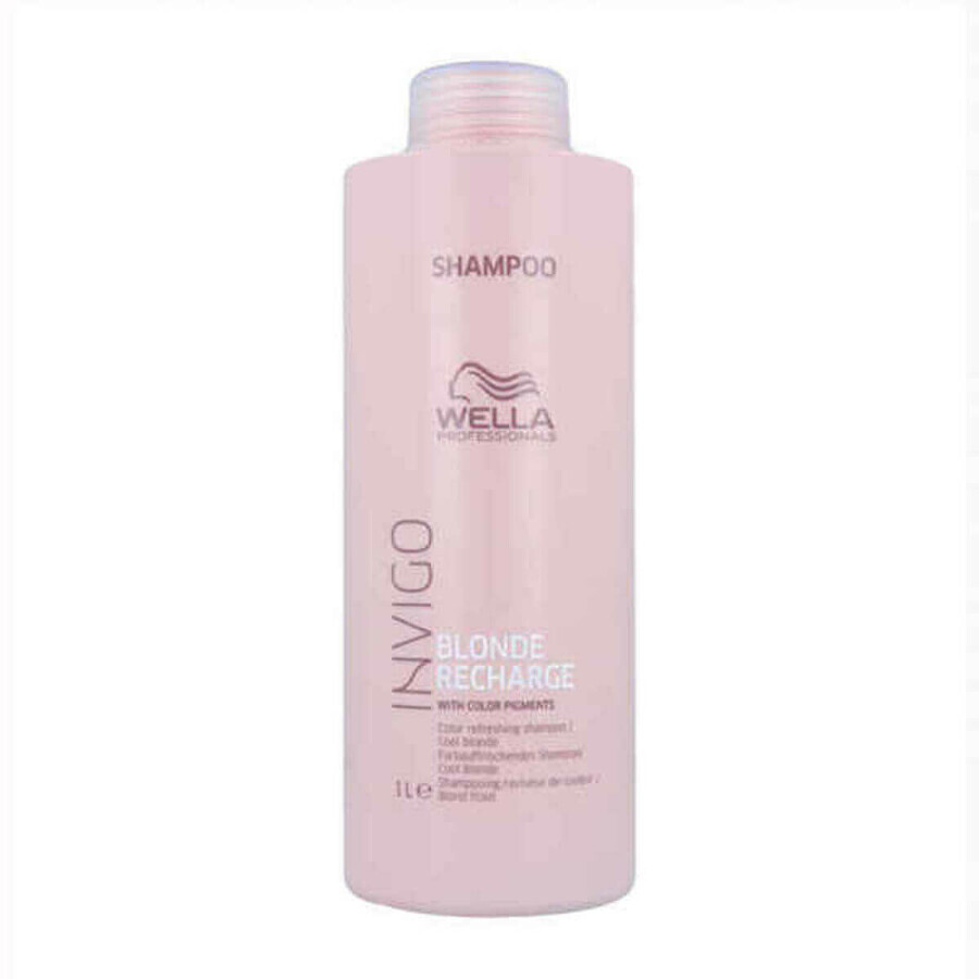 Boutique Shampooing pour Cheveux blonds ou gris Invigo Blonde Recharge Wella 6394 (1000 ml) Shampooing pour Cheveux blonds ou gris Invigo Blonde Recharge Wella 6394 (1000 ml)