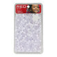 Glass beads Red Kiss Kiss Regular White Transparent 1000 Pieces