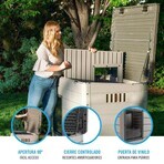 Hut Lifetime 60328 Grijs Polyethyleen 120 x 97 x 97 cm Hut Lifetime 60328 Grijs Polyethyleen 120 x 97 x 97 cm