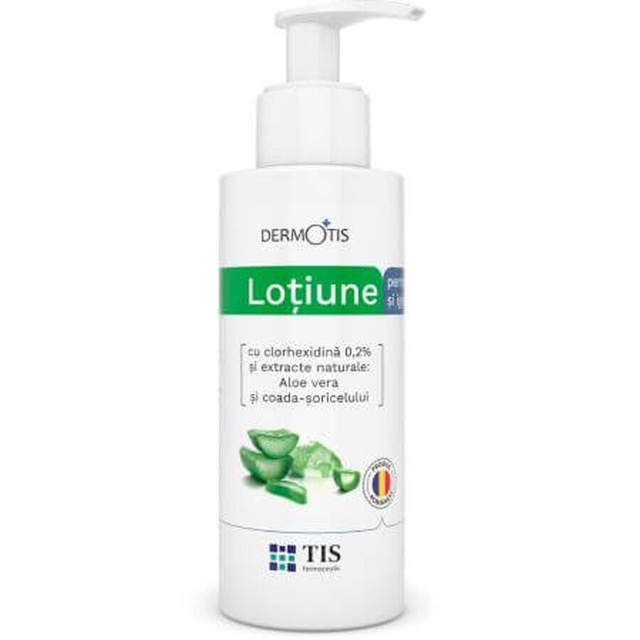 Lozione con Clorexidina 0,2% ed estratti naturali Dermotis, 300 ml, Tis Farmaceutic