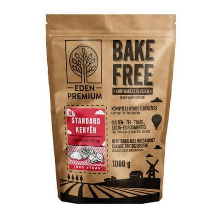 Glutenfreie Mehlmischung für Standardbrot Bake-Free, 1000 g, Naturking