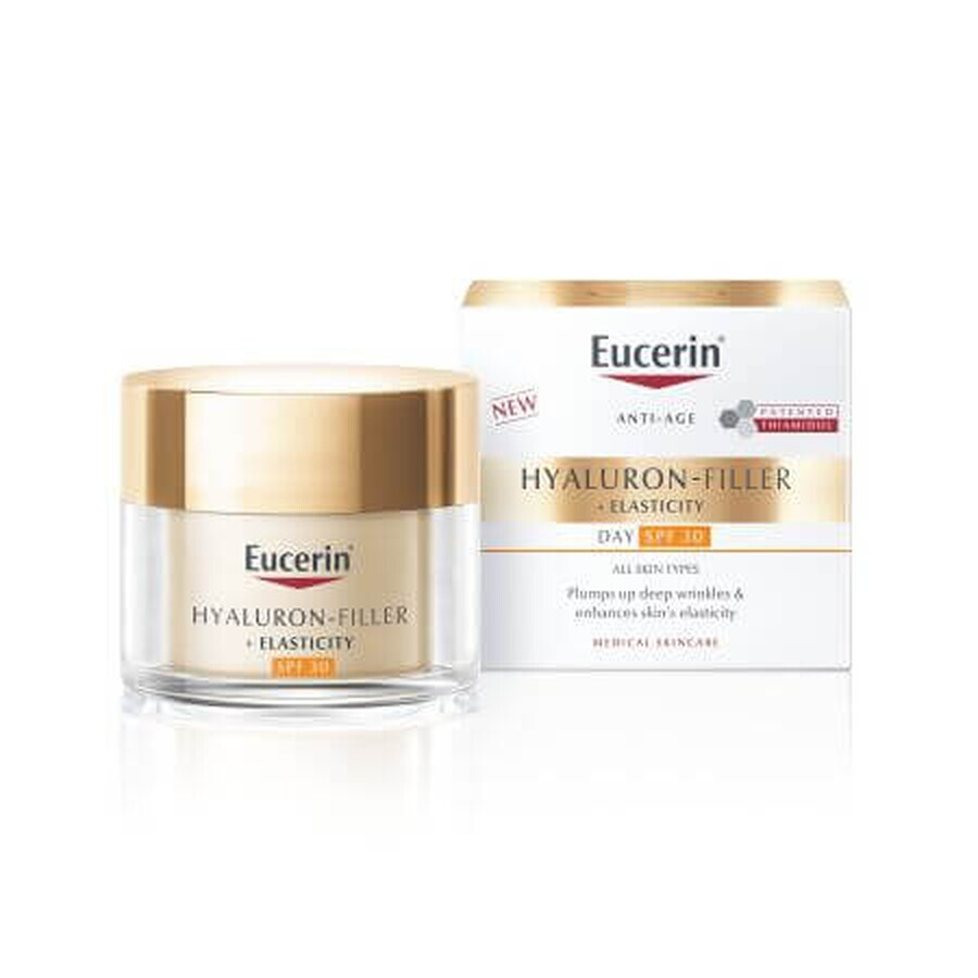 Day Cream SPF30 Hyaluron Filler + Elasticity, 50 ml, Eucerin