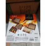 Set de 5 Jocuri de Societate Cayro Plus Lemn 29 x 29 cm