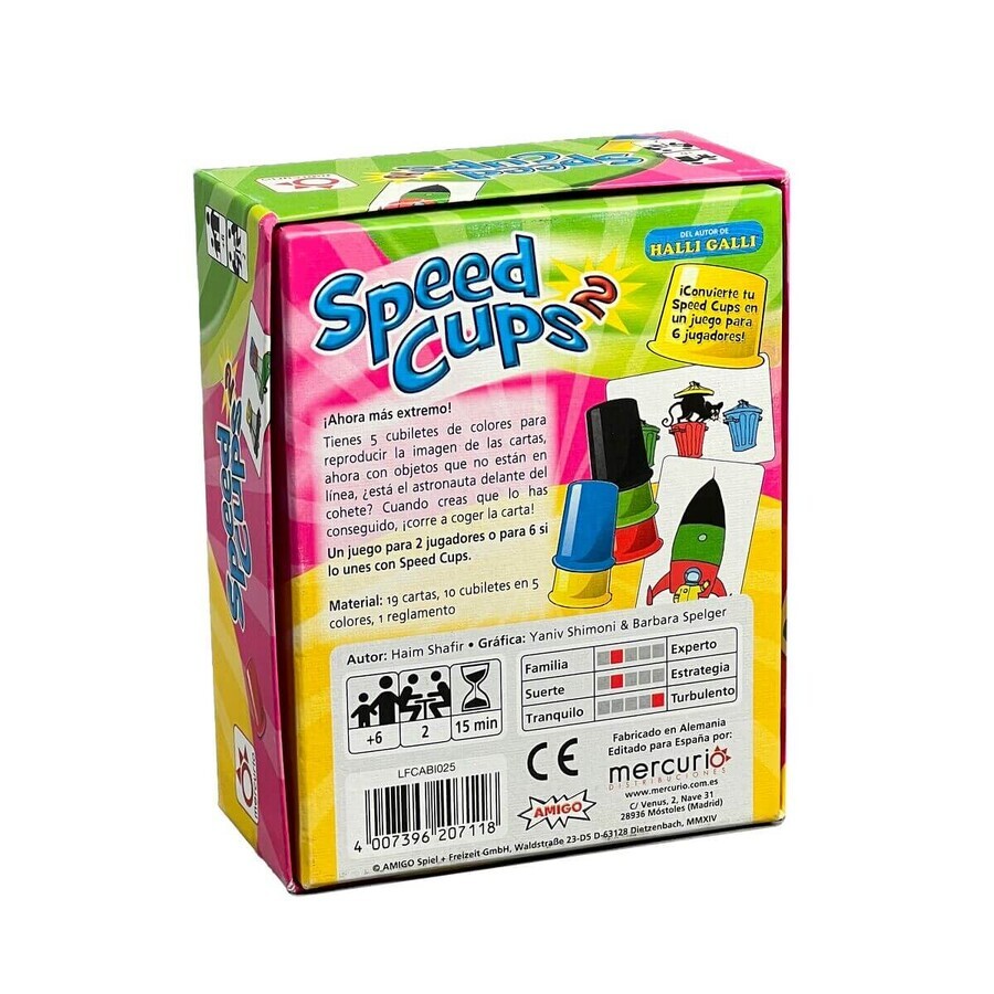 Bordspel Speed Cups 2 Mercurio A0032 (ES)