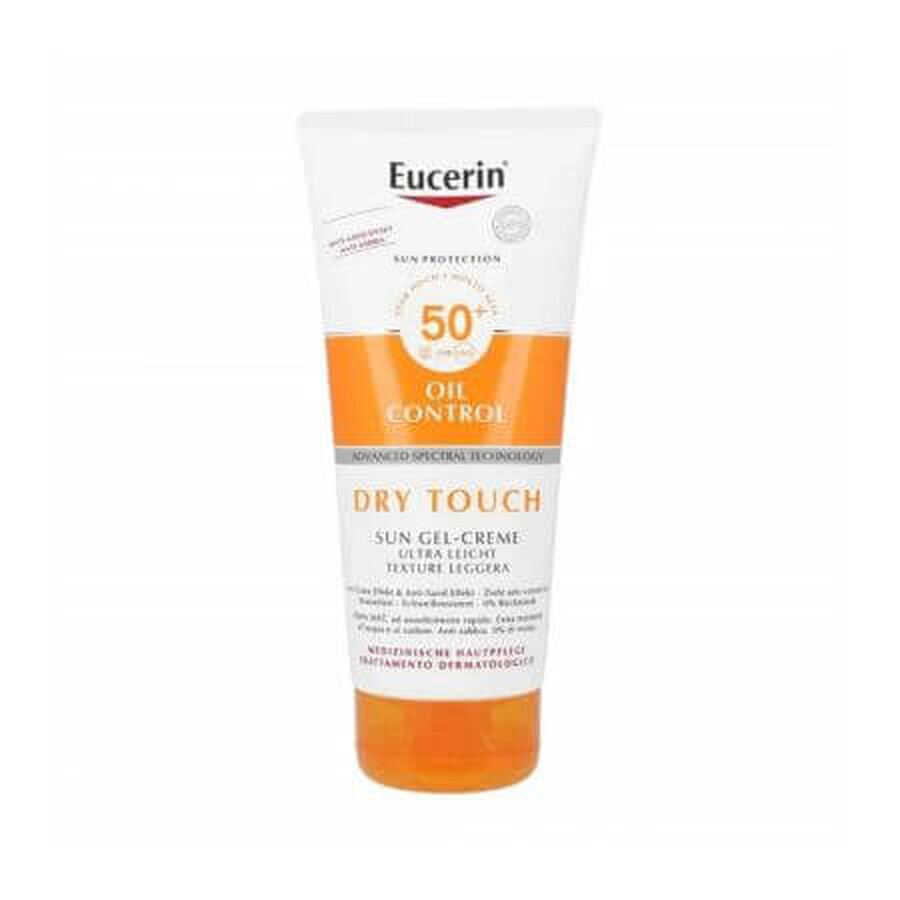 Crema gel de corp cu protectie solara SPF 50+ Sun Protection Oil Control, 200 ml, Eucerin